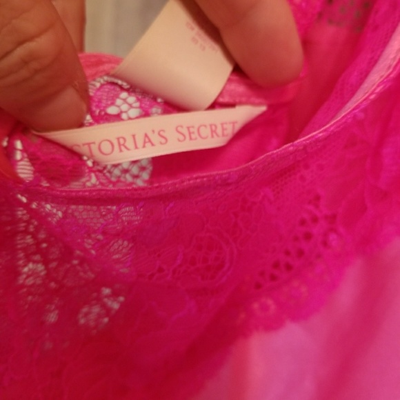 Hot Pink VS Silk nighty - Picture 3 of 4