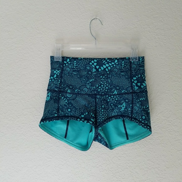 SOLD* Authentic Lululemon Blue Shorts - Picture 1 of 3