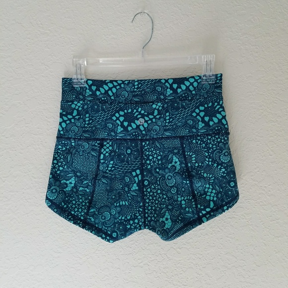 SOLD* Authentic Lululemon Blue Shorts - Picture 2 of 3