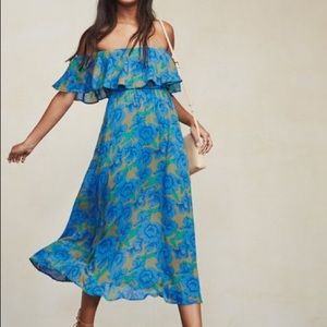 NWT Reformation Femme Dress in Iris, Size 4