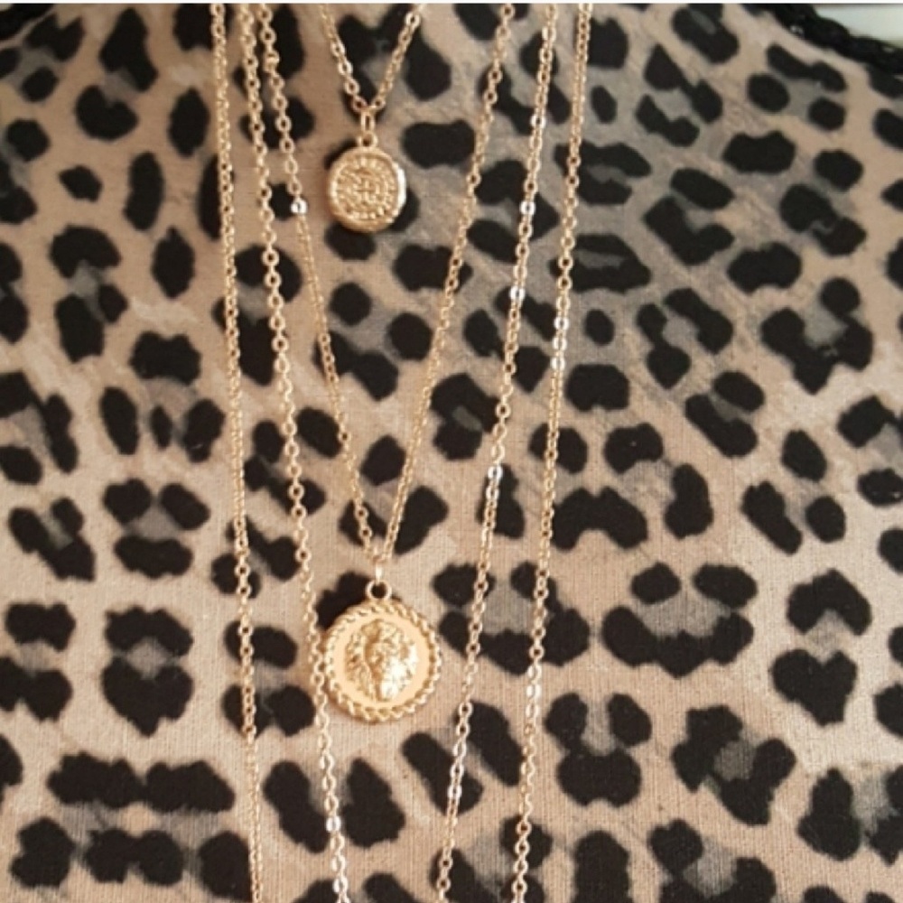 "Rebel" Layered NECKLACE NWOT - Picture 5 of 8