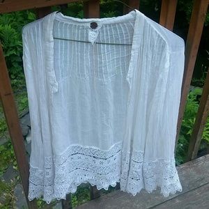 Free People One size Medium white kimono