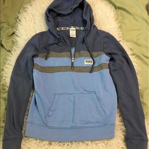 Victoria's Secret PINK blue/light blue hoodie