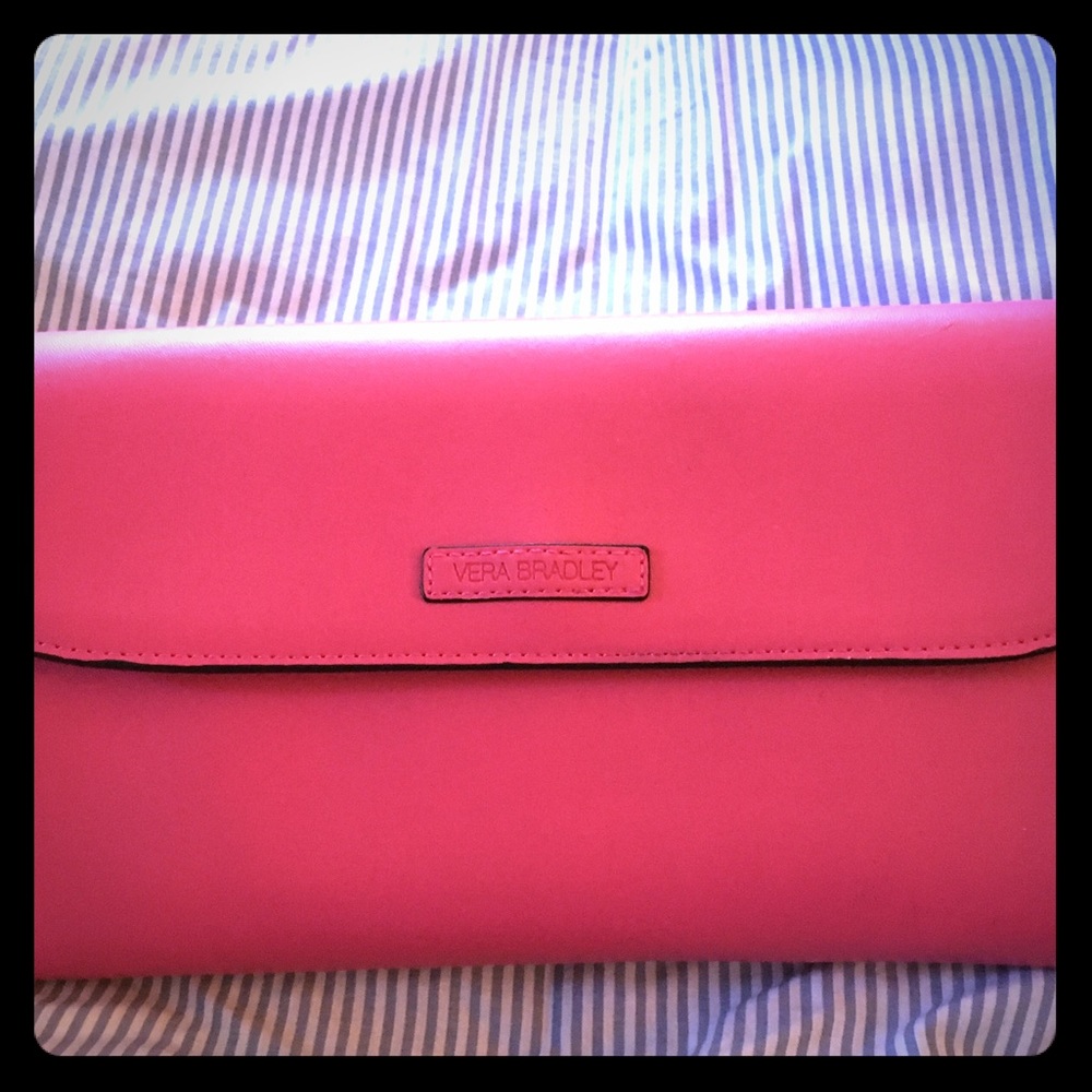 Vera Bradley clutch, magenta