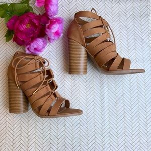 Strappy Lace-up Sandal