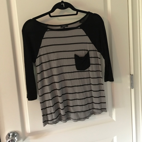 PAC sun striped 3/4 sleeve tee - Picture 1 of 3