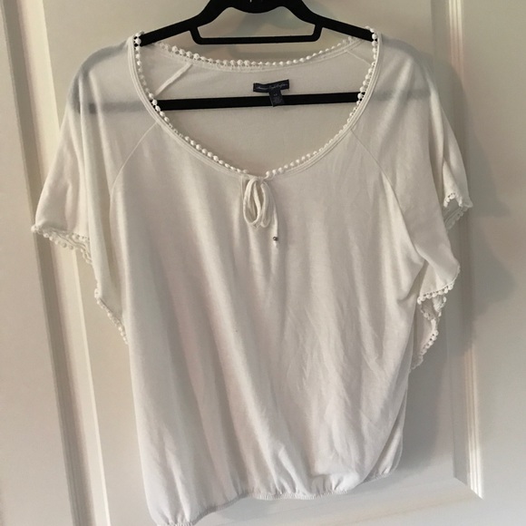 American eagle white boho top - Picture 1 of 3