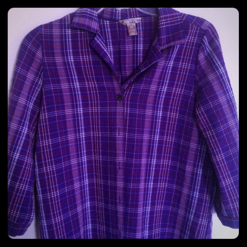 Purple plaid