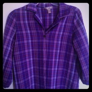 Purple plaid
