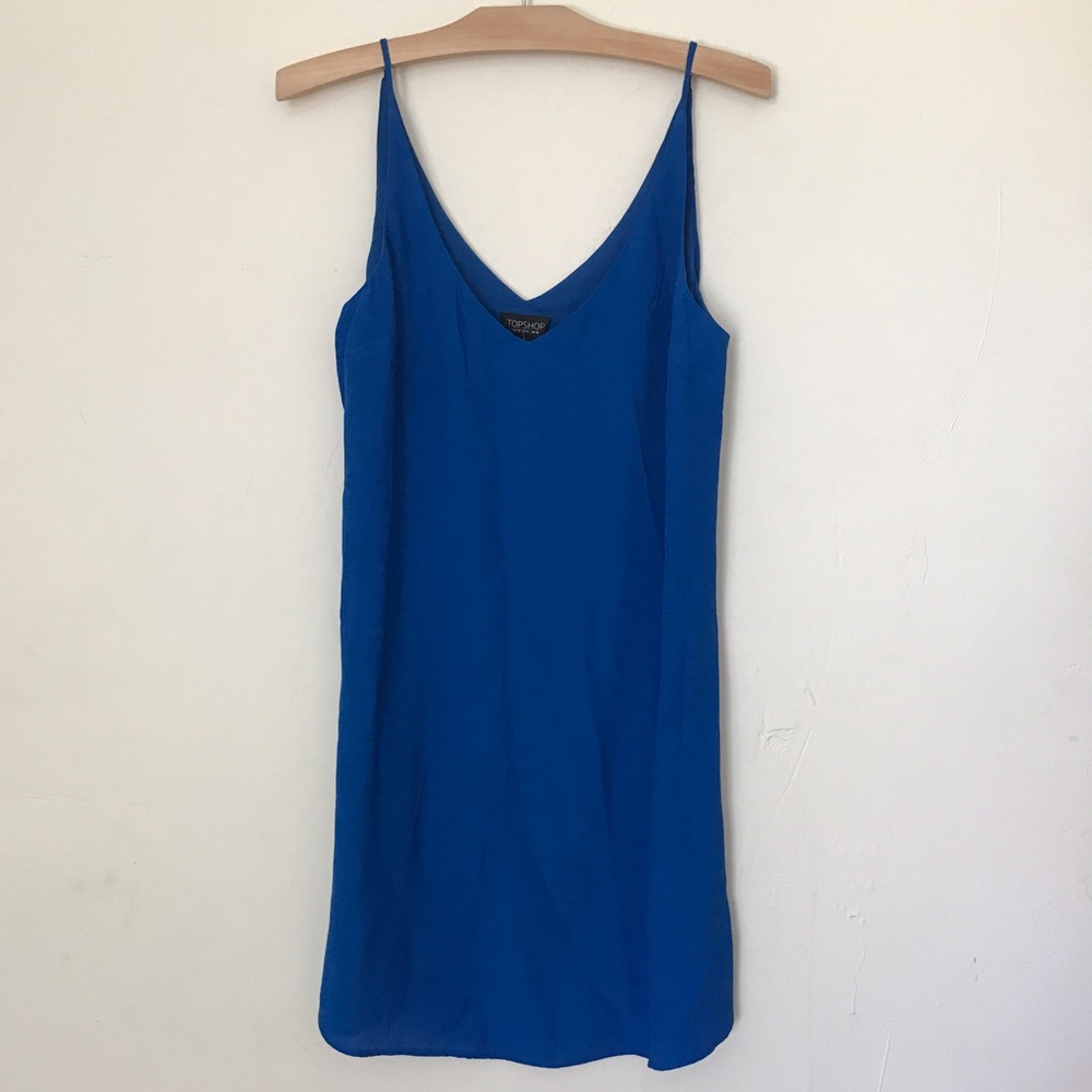 NWT Topshop cobalt shift dress
