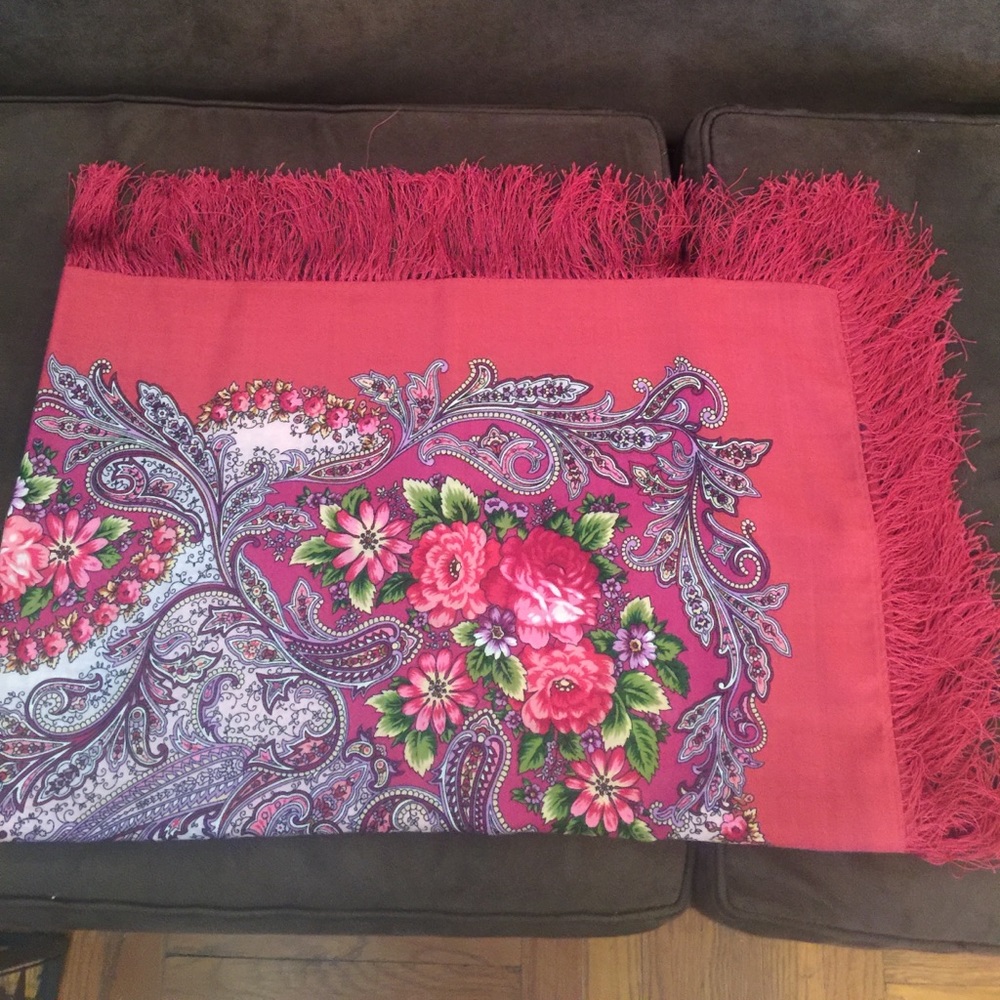 Light Wool Scarf/Shawl From Russia