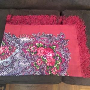 Light Wool Scarf/Shawl From Russia