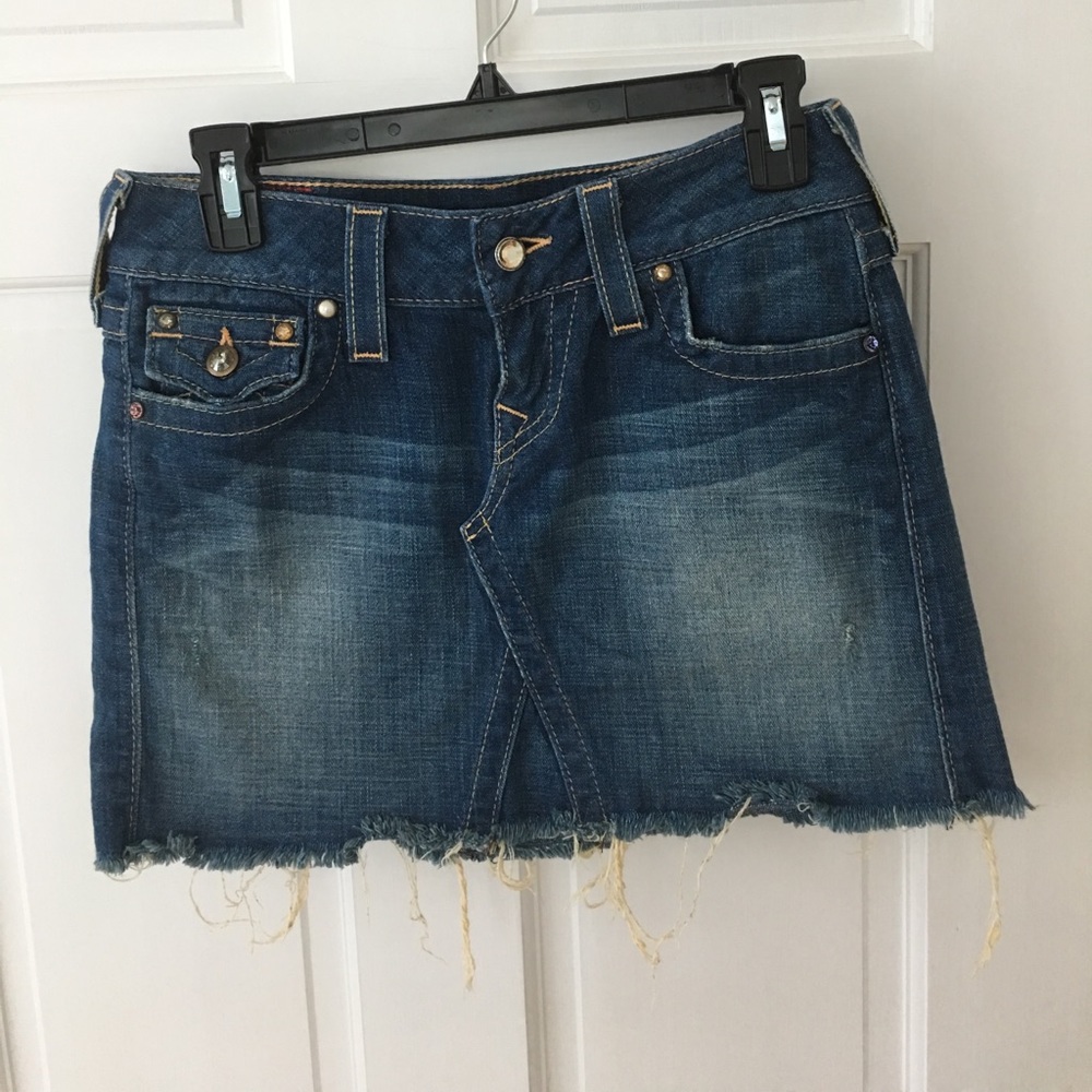 True Religion mini skirt