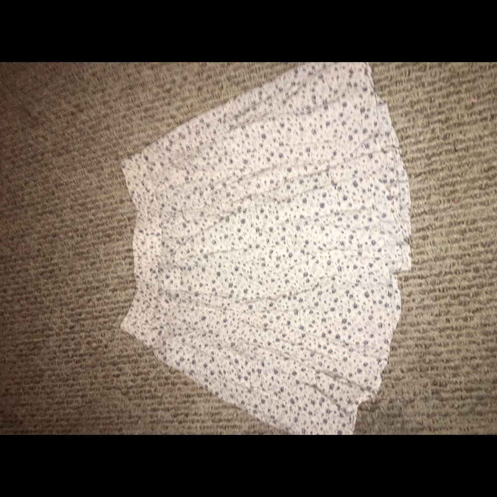 Flower skater skirt