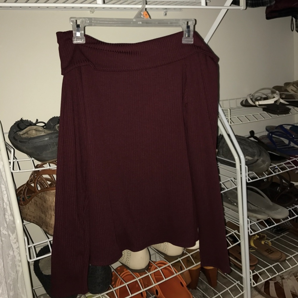 Abercrombie over the shoulder top