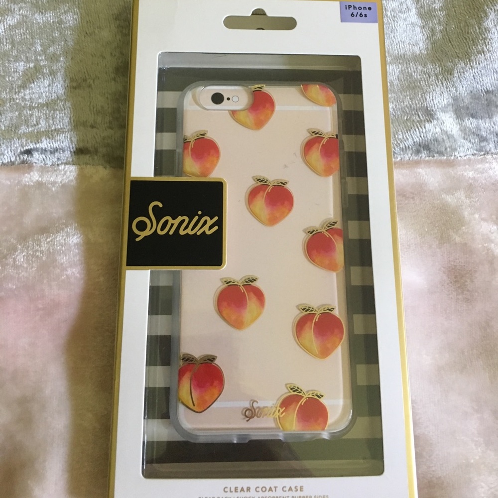 BRAND NEW Peach fruit Sonix iPhone 6/6s case