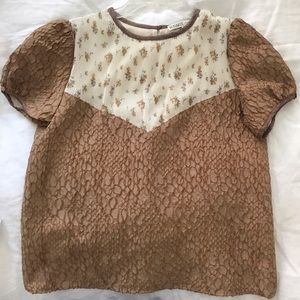 Rodarte x Opening Ceremony Floral Top