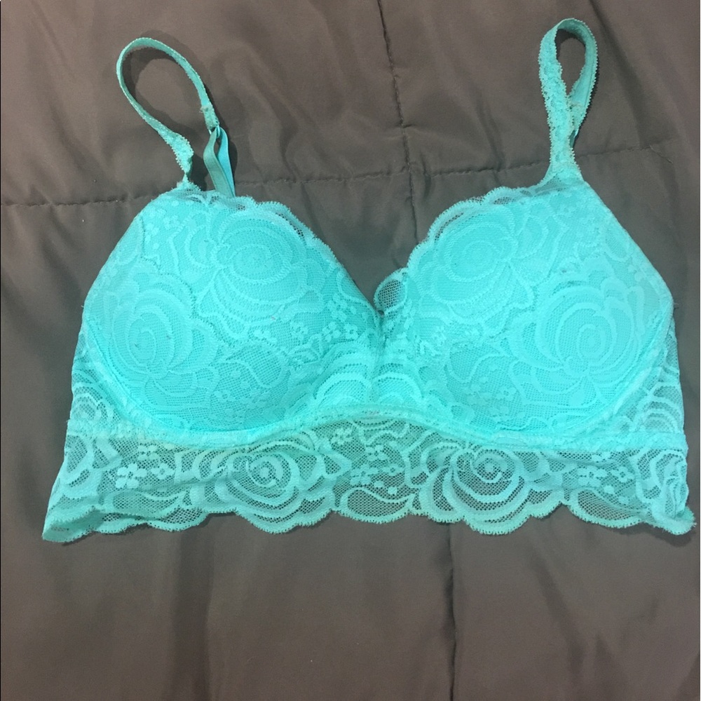 PINK lace bralette