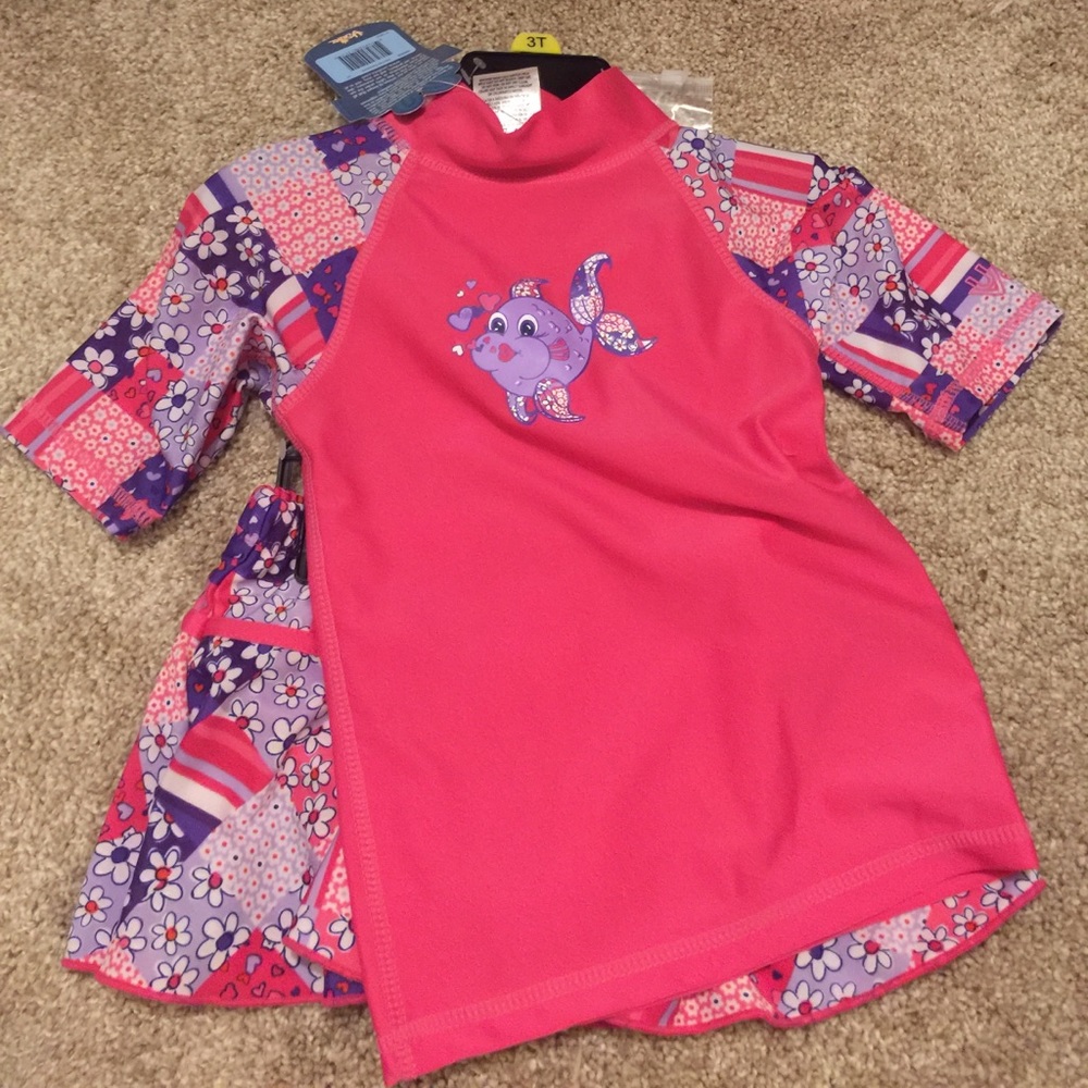 Girls 3T Sun Protective Swimsuit