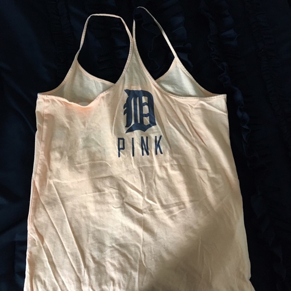 SOLD Rare Victoria's Secret pink Detroit tigers tank - Picture 2 of 2
