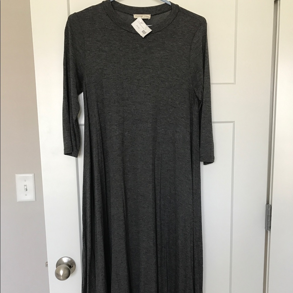 Charcoal gray swing dress with TAGS