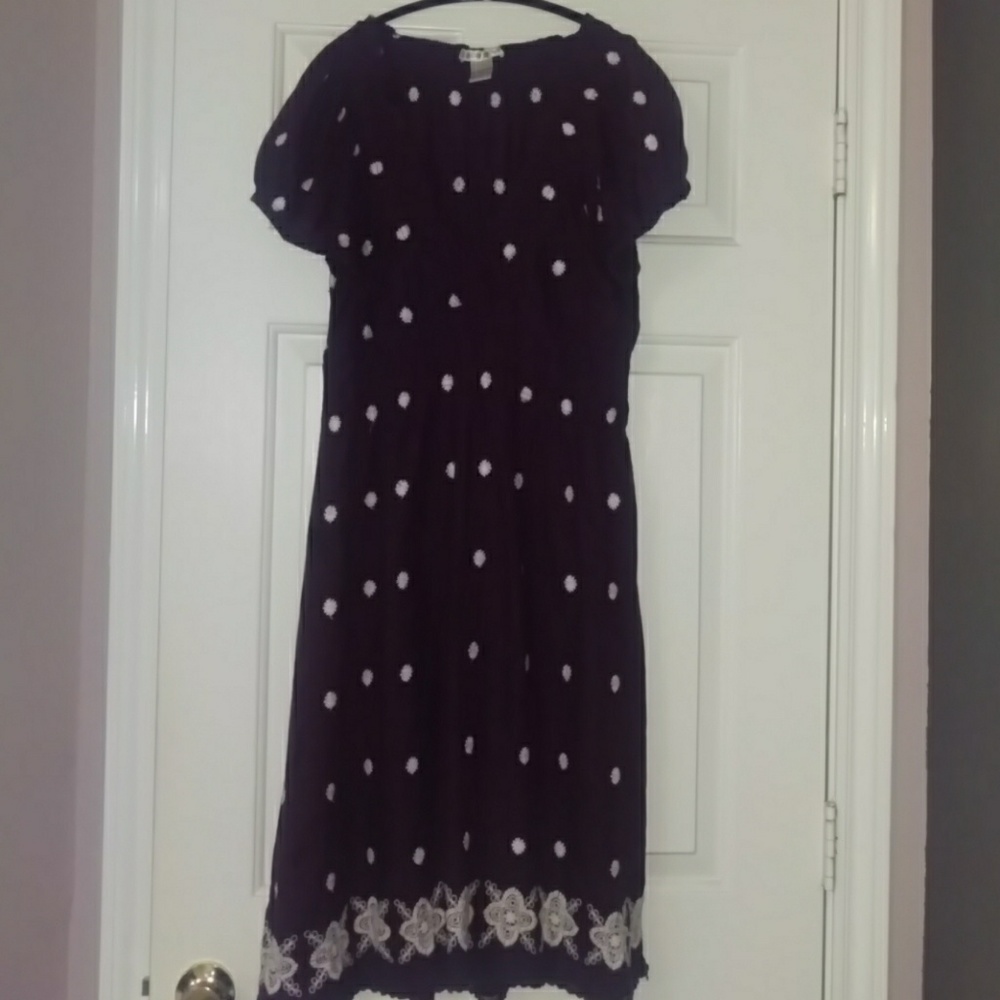 Cute Options 100% Cotton Plum Dress