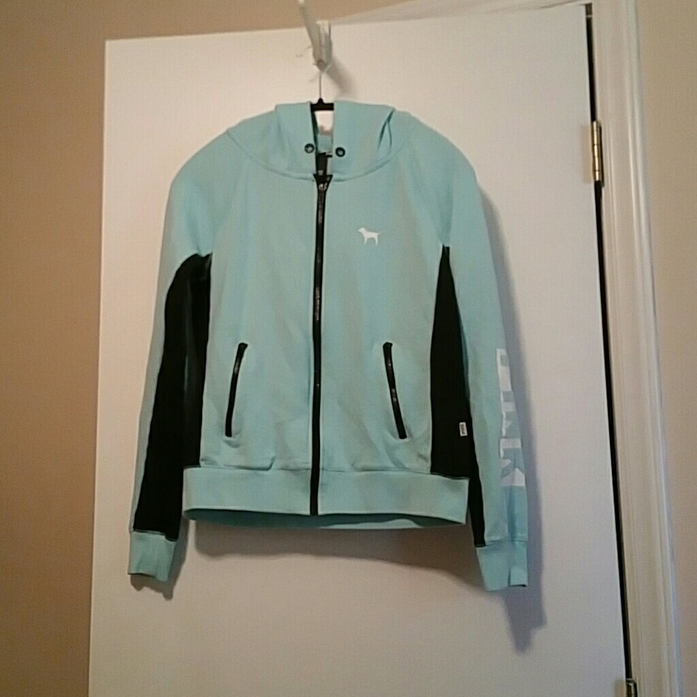 VS Pink Baby Blue Sweatshirt