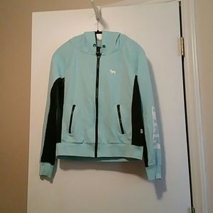 VS Pink Baby Blue Sweatshirt