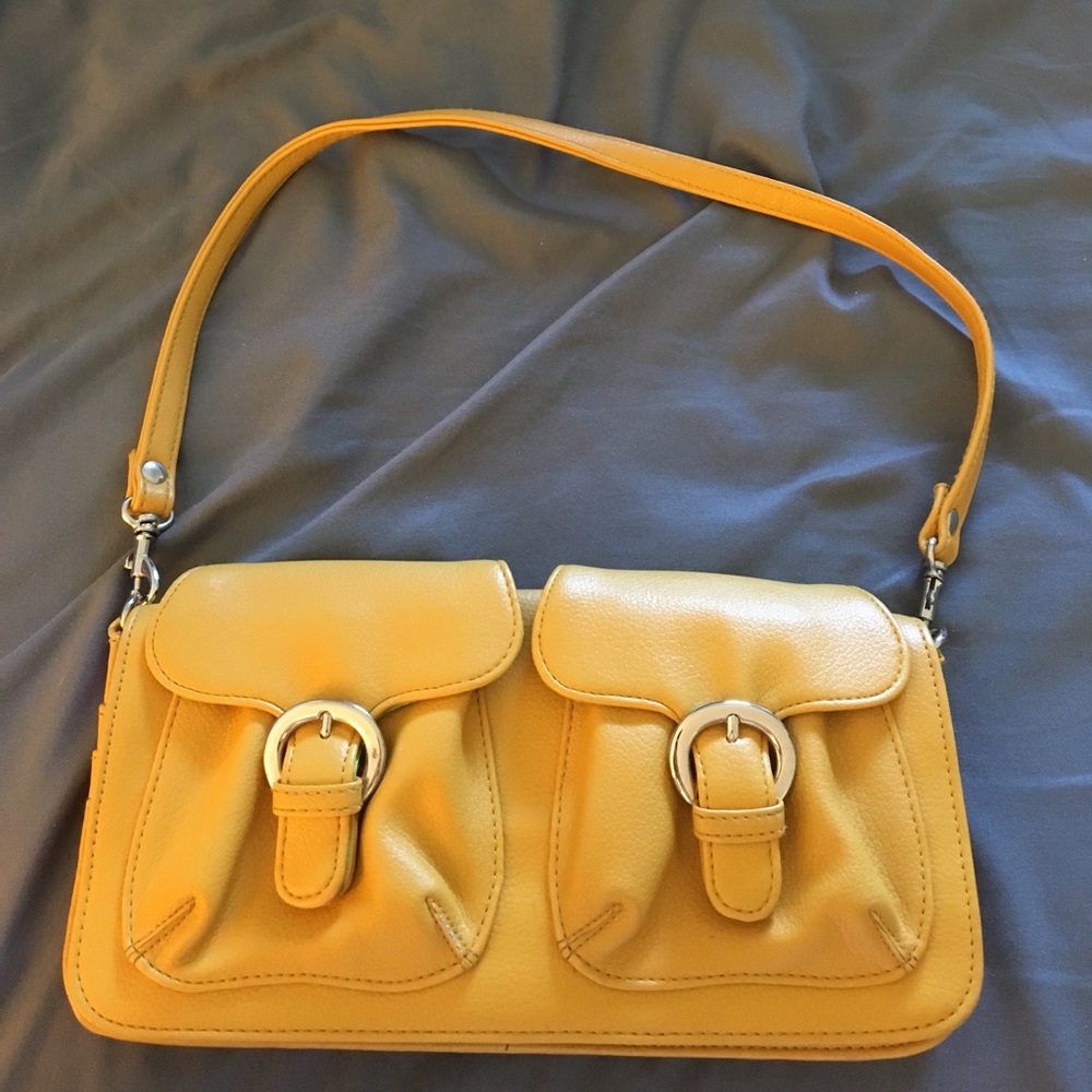 Yellow small shoulder bag