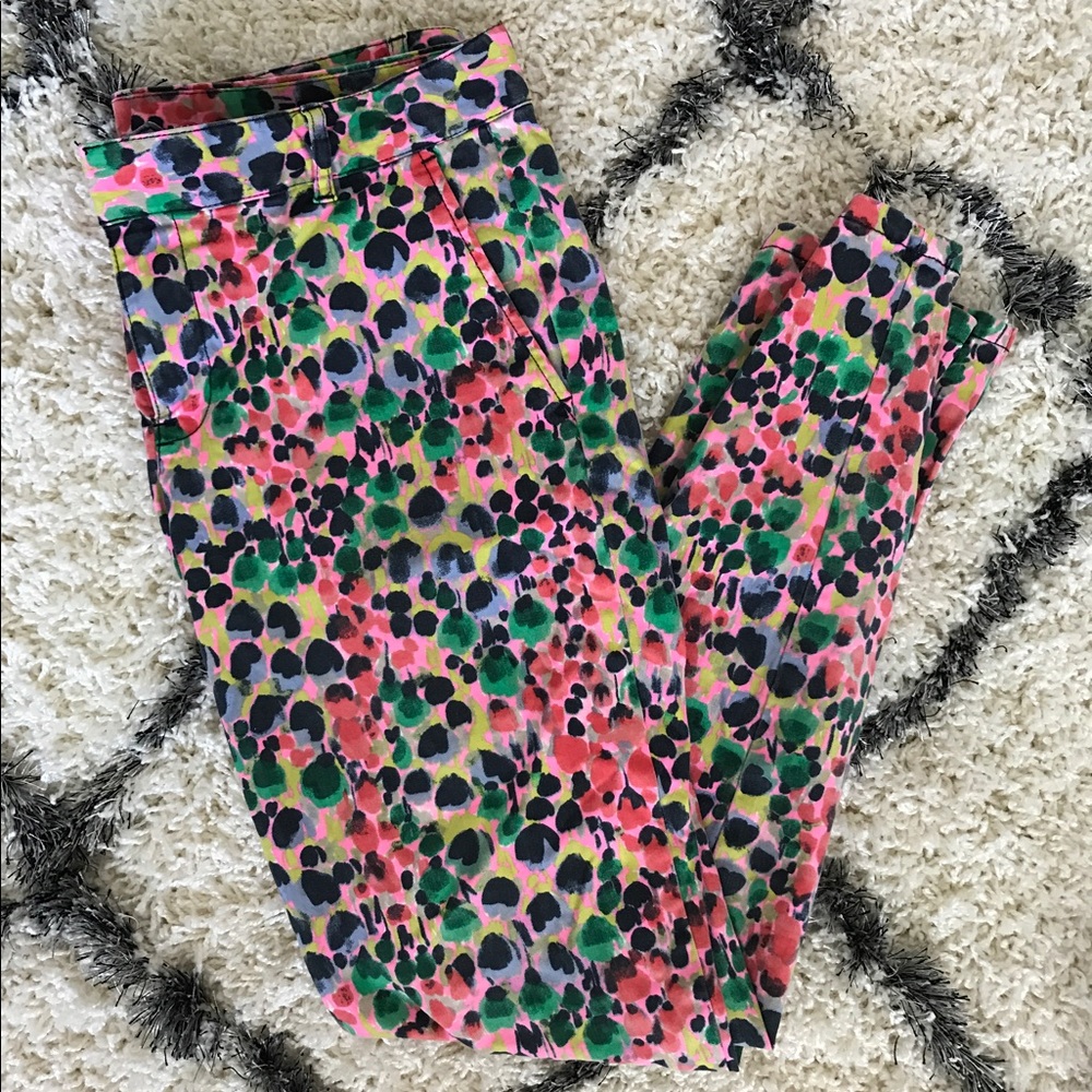 Gap multi colored skinny Pixie pants