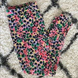Gap multi colored skinny Pixie pants