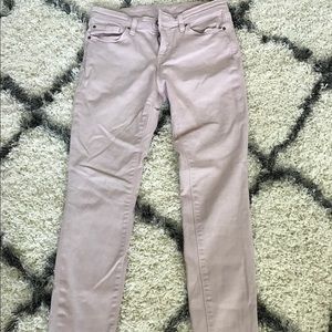 Dust pink Gap skinny jeans