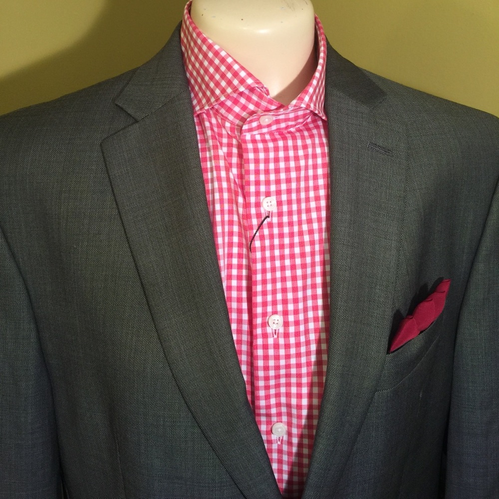 CALVIN KLEIN SUIT 100% WOOL SLIM FIT