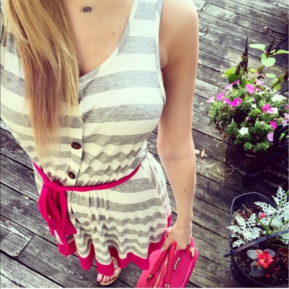 Dottie Couture Boutique summer & stripped dress