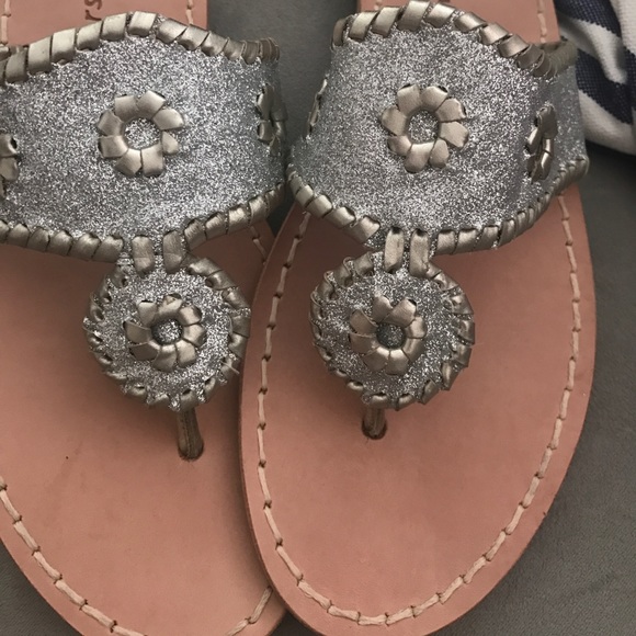 Jack Rogers Glitter Navajo Sandals- Size 6- NWT - Picture 2 of 5