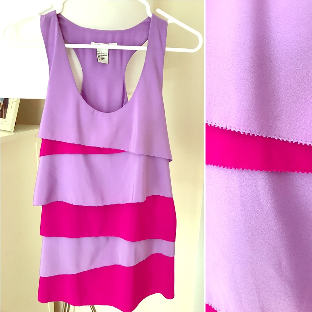 Super sassy! Hanna G Tiered Racerback Tank 💜💕