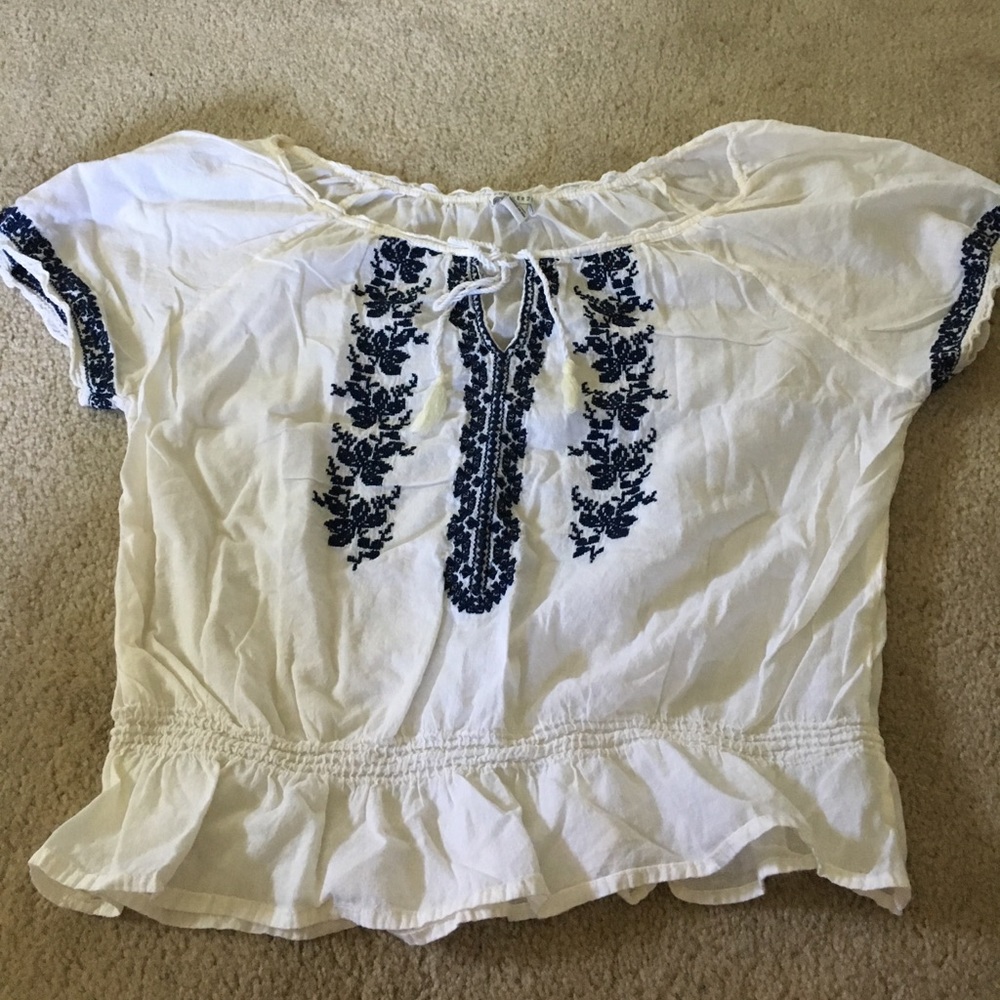 Embroidered top