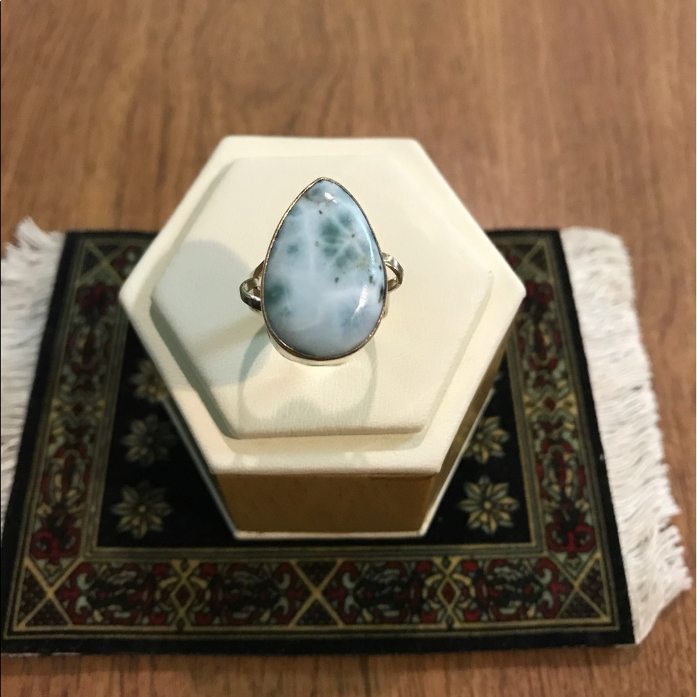 Sterling Silver Larimar ring