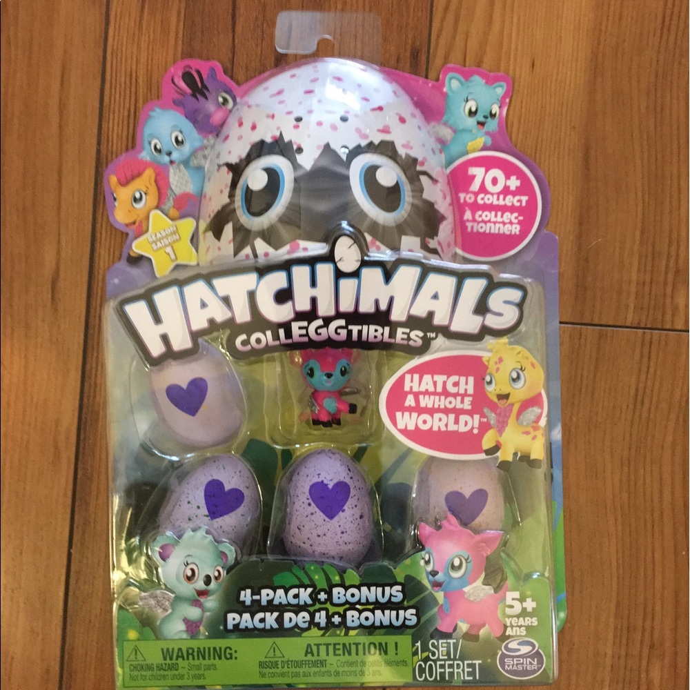 Hatchimals 4 pack plus bonus