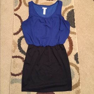 Little black and blue dress