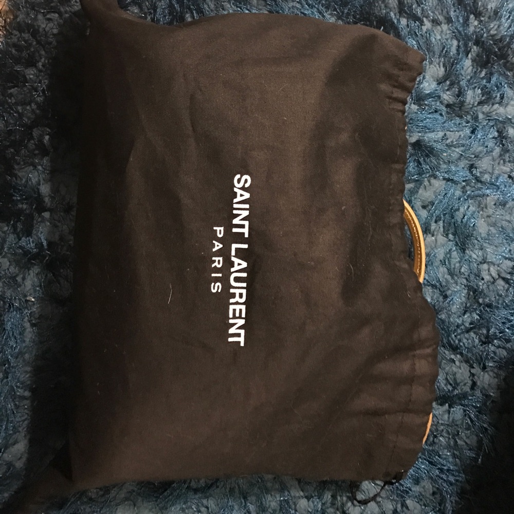 new Saint Laurent golden crossbody bag