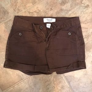 Dark brown shorts