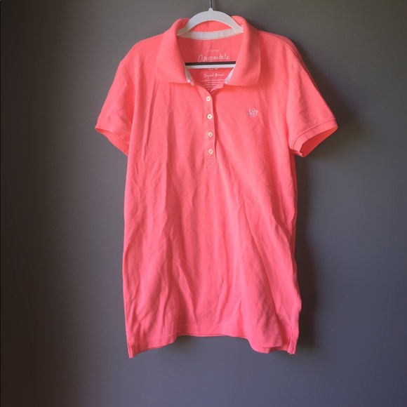 Aeropostale Pink Collared Shirt 