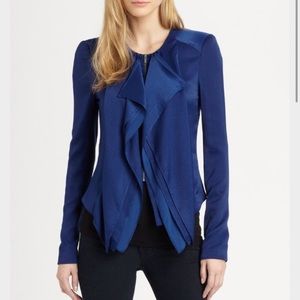 NWT BCBG "Flora" ruffled jacket