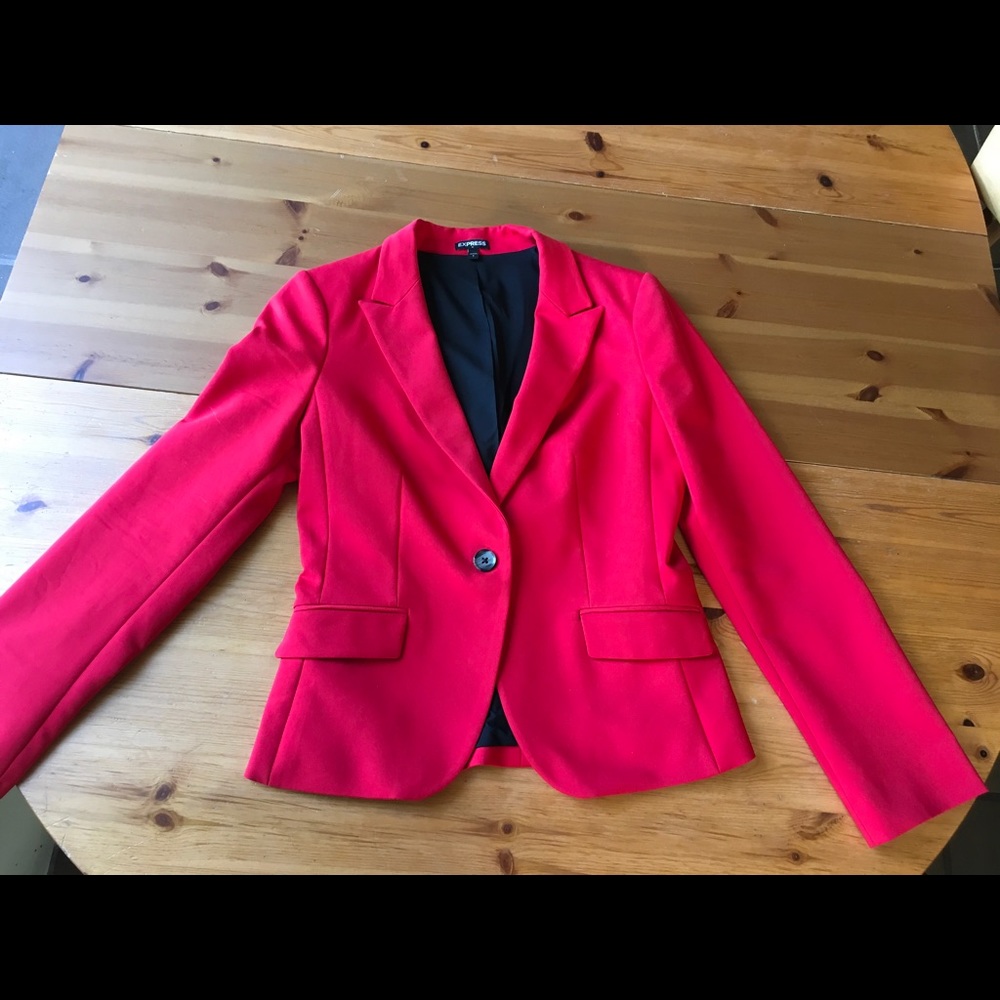 Red Express Blazer Size 6