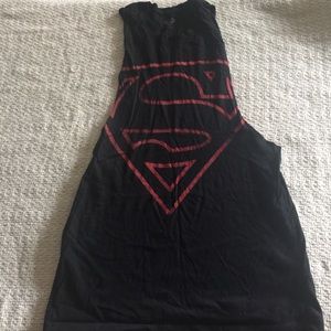 Forever 21 Superman swimsuit cover up
