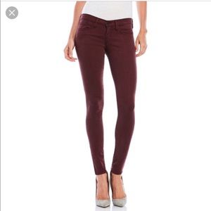 Flying monkey skinny jeans (red)
