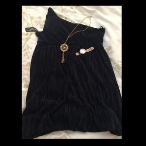 Dark blue dress