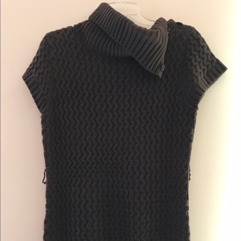 No Boundaries brown sweater dress