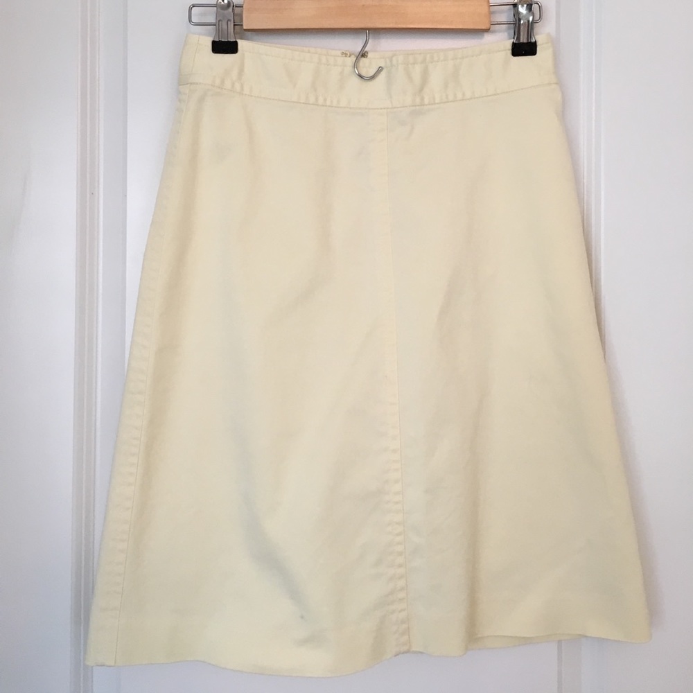 🌟HOST PICK!!!⭐️ BR yellow a-line cotton skirt